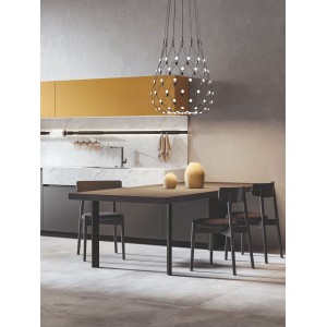 Bucatarie italiana moderna Infinity, caracterizata printr-un stil modern și o multitudine de materiale!!