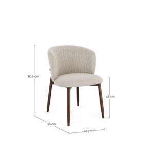 Fotoliu Amalia Noce Beige